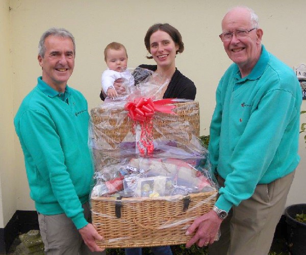 Lil Bolton wins first prize in Charities Fair raffle