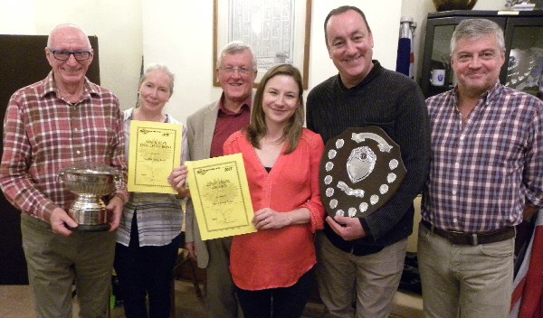 Sam and Joes Challenge Bowl and Civic Pride Award recipients at Wimborne in Bloom social evening