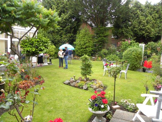 One of the several gardens open